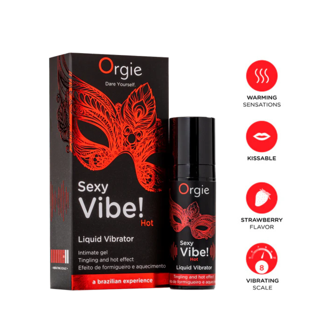 Orgie Sexy Vibe Hot Liquid (15 ml) – Intense Vibrator Gel