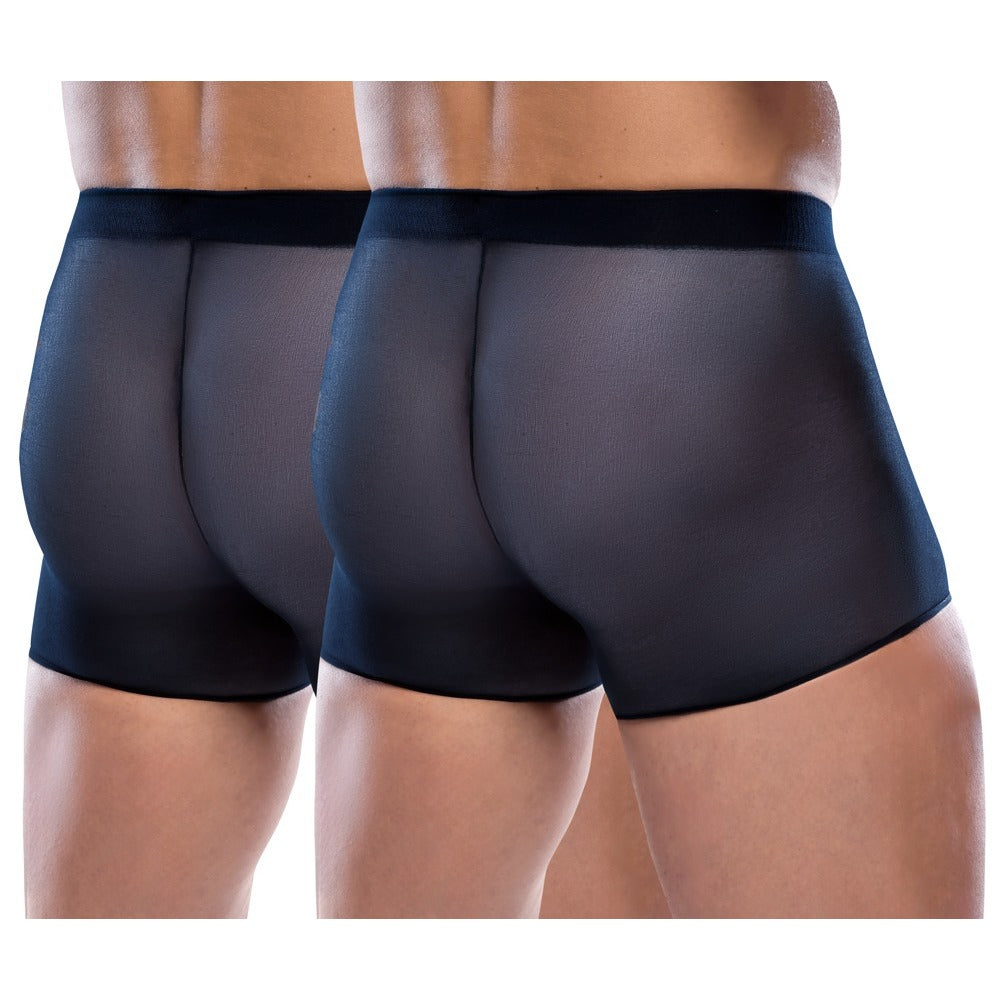 Svenjoyment Mens Sheer Long Johns Midnight Blue Pack Of 2