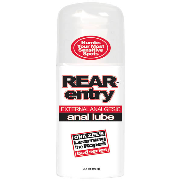 Ona Zee's Rear Entry Anal Lubricant – Desensitising Anal Gel - 96g