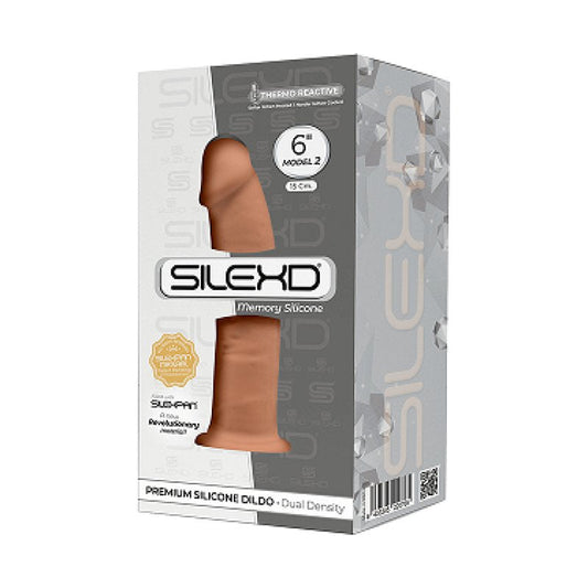Silexd Model 2 – 6 Inch Dual Density Silicone Dildo