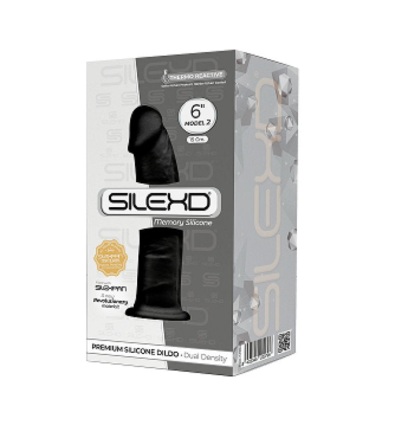 Silexd Model 2 – 6 Inch Dual Density Silicone Dildo