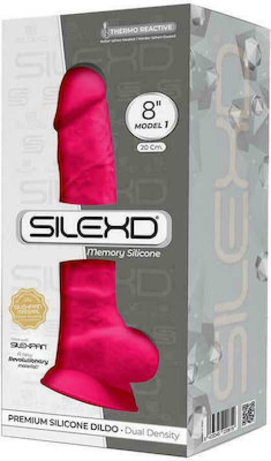 SilexD Model 1 – 8 Inch Dual Density Silicone Dildo