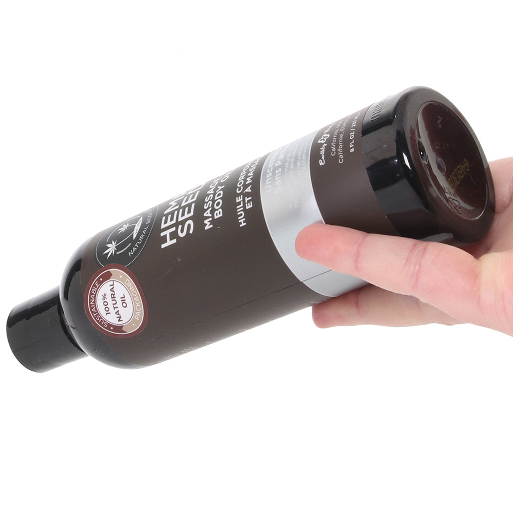 Hemp Seed Massage Oil 8oz/236ml in Unscented Sensual Love > Massage