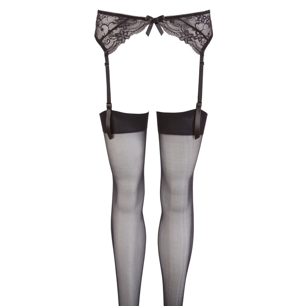 NO:XQSE Suspender Set – Waterproof Lace Suspender Belt and Stockings