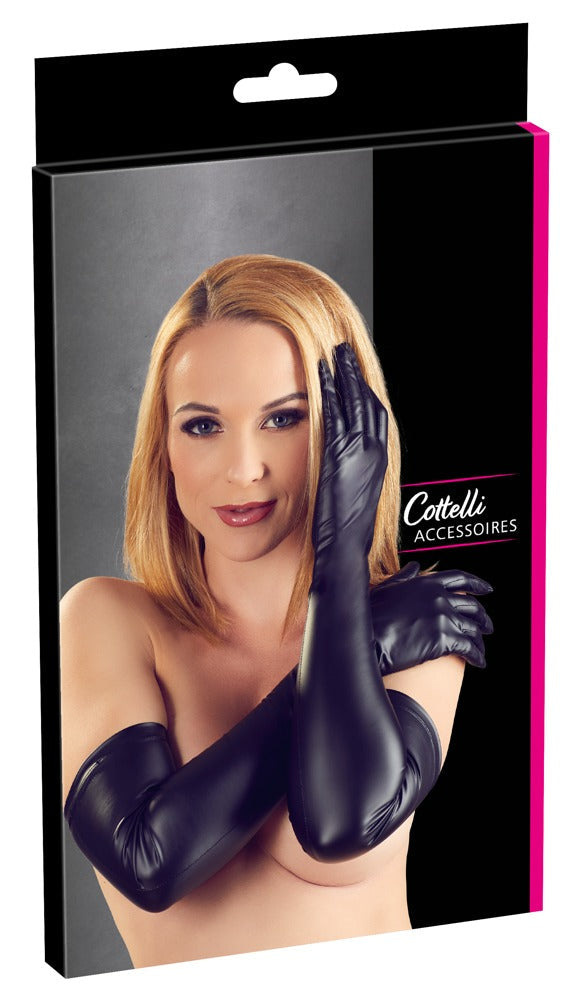 Cottelli Long Matte Look Gloves – Stretchy Fashion Gloves