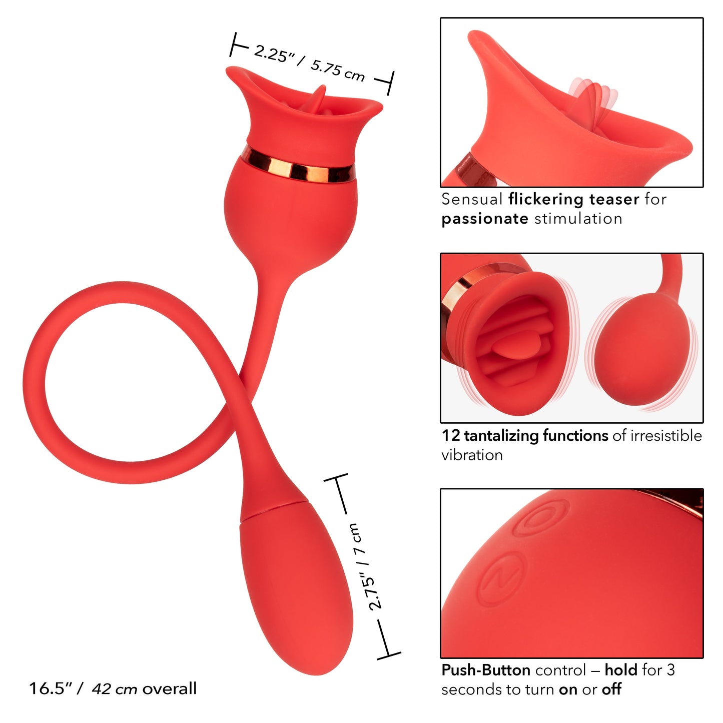 Casanova French Kiss – Dual Motor Vibrating Bullet Teaser Vibrator
