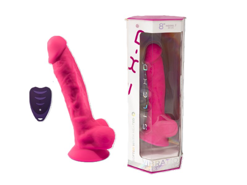 Silexd Model 1 – 8 Inch Vibrating Silicone Dildo