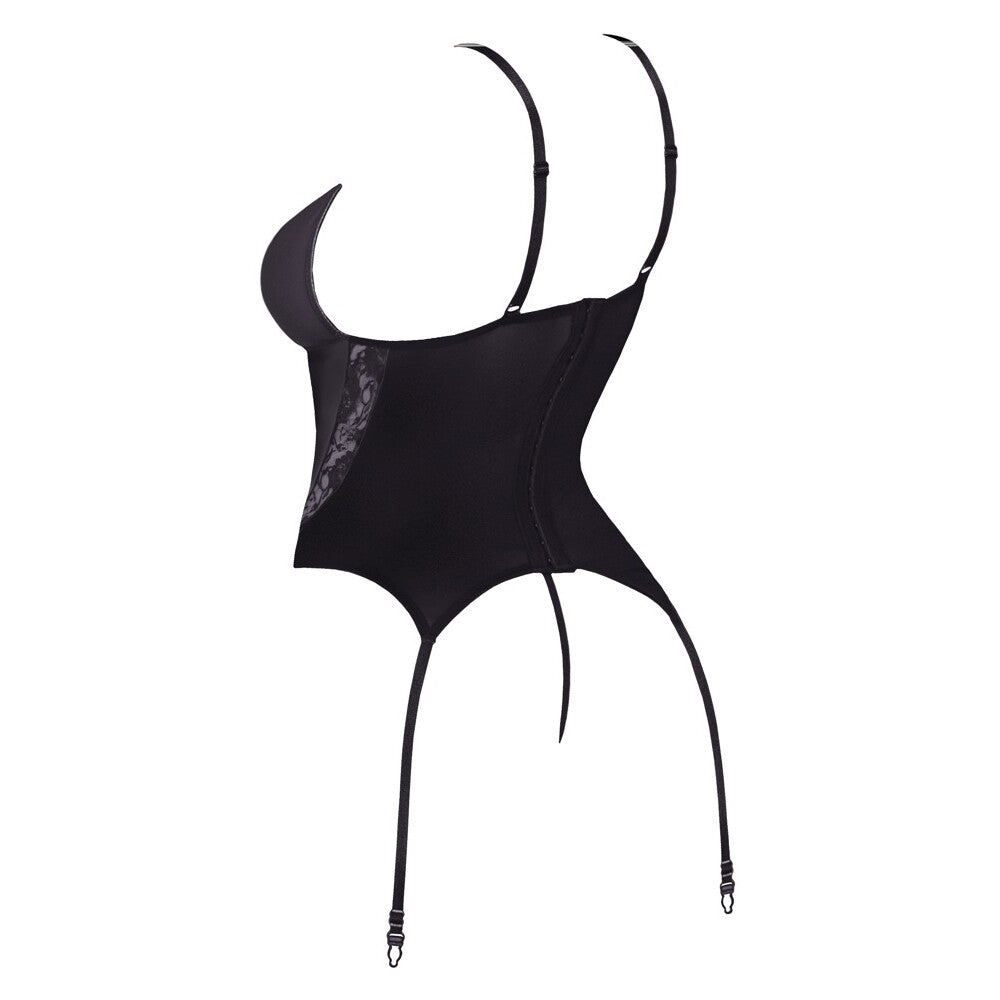 Cottelli Basque and Thong Set – Lace Lingerie