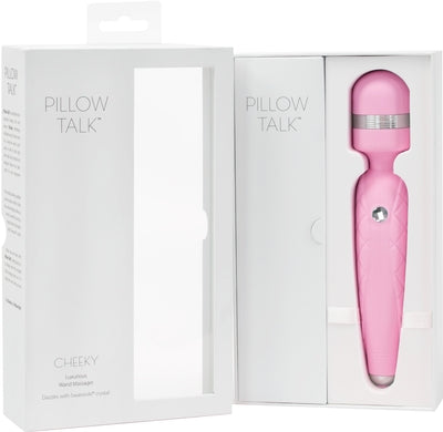 Pillow Talk Cheeky Wand – Luxury Wand Vibrator with Swarovski Crystal
