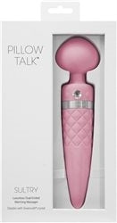 Pillow Talk Sultry Dual Ended Warming Massager Pink