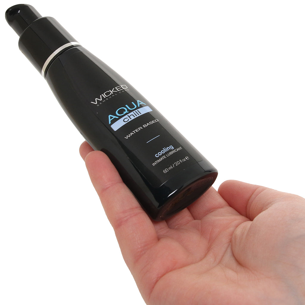 Aqua Chill Cooling Water Based Lube in 2oz/60mL Lubes and Lotions > Stimulating Lubricants