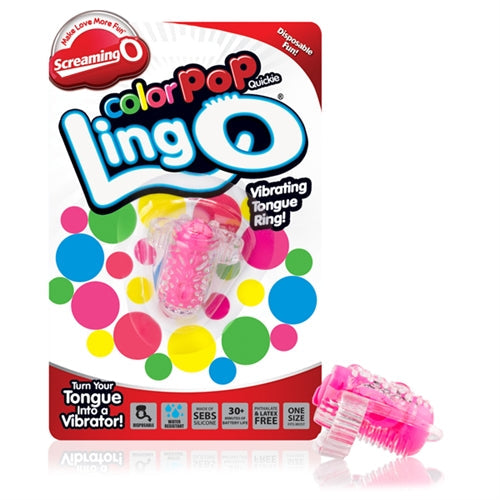 ColorPoP Quickie Ling O Tongue Vibrator – Wireless Disposable Vibrator