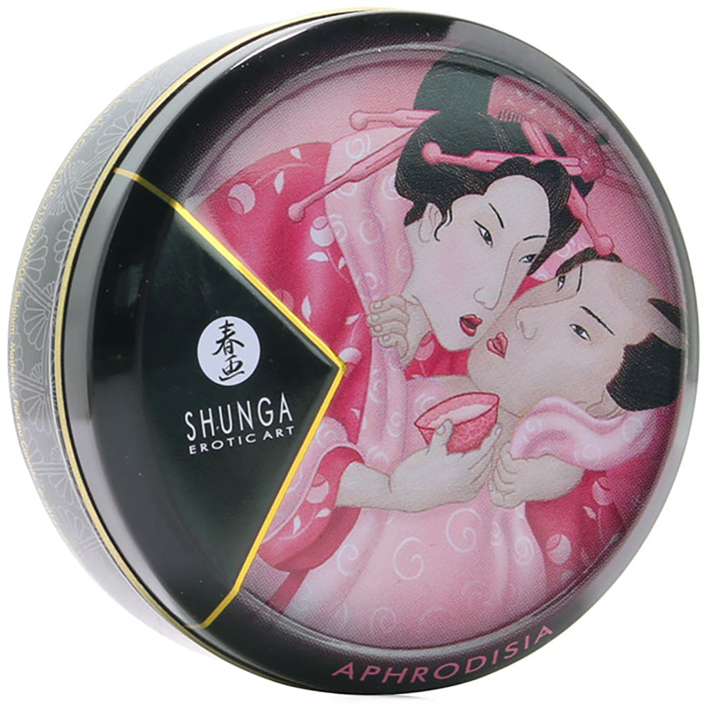 Aphrodisia Mini Massage Candle 1oz/30ml in Rose Petals Sensual Love > Massage