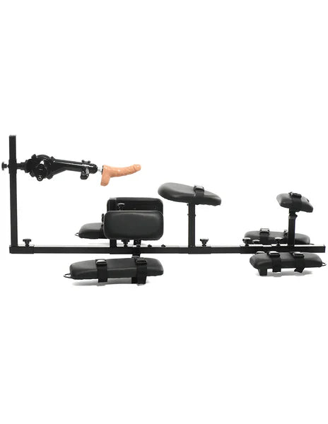 Master Series Subversion Deluxe Stockade – Horizontal BDSM Restraint with Sex Machine