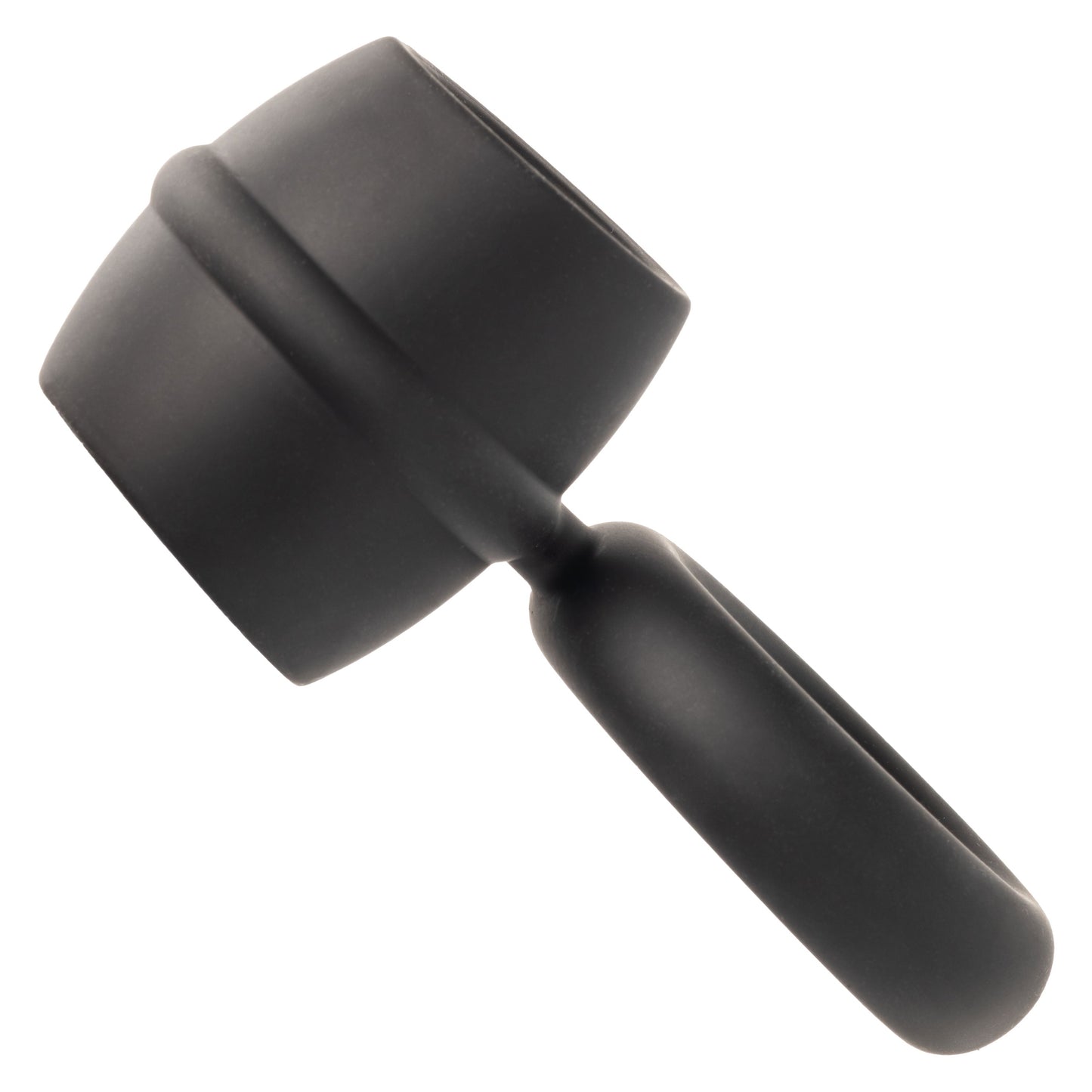 Alpha Liquid Silicone Dual Magnum Ring Black Stretchy Comfortable Size