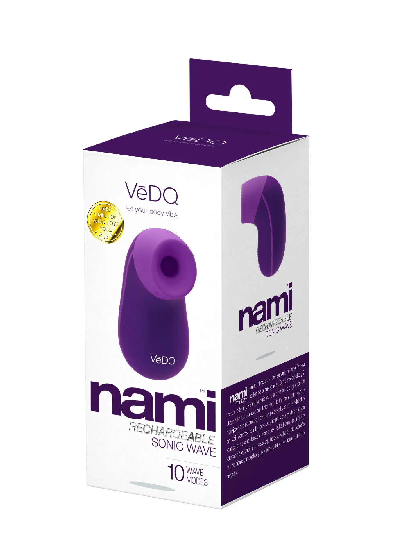 Nami Rechargeable Sonic Vibe – 3 Speeds 7 Patterns Vibrator