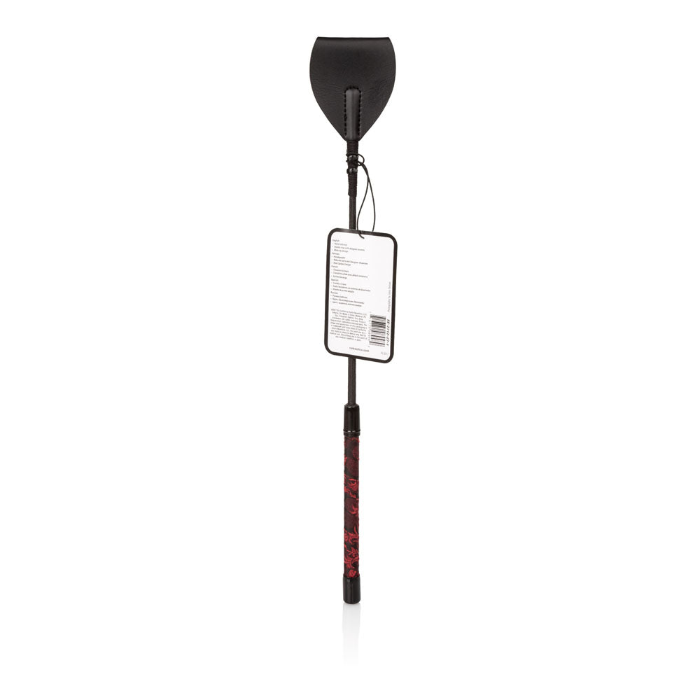 Scandal Wide Tip Crop with Hand-Stitched Tip and Designer Handle Bondage Riding Crop