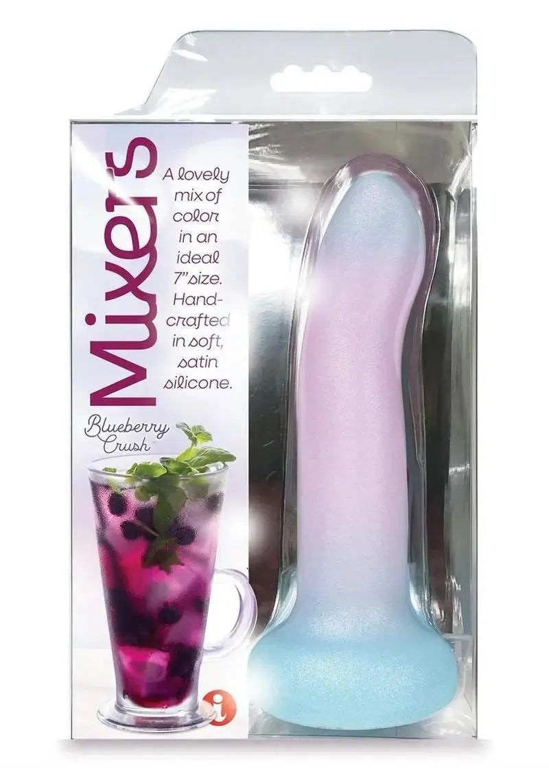 Mixers Blueberry Crush (Pink Lavender Blue) – 8 Inch Silicone Dildo