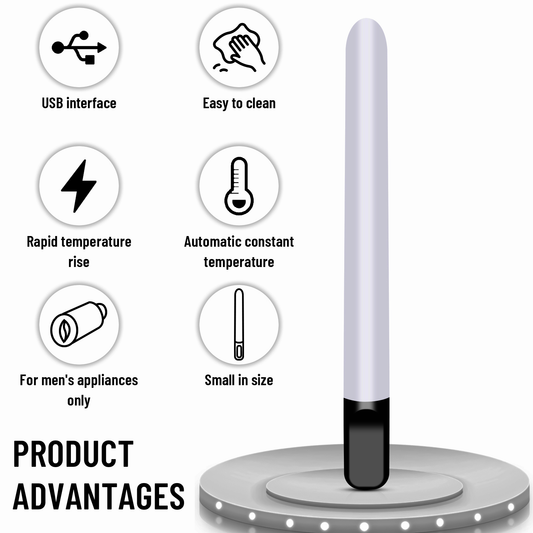 Acmejoy - Heating Rod for Toys with 45°C Smart Temperature Control Lube & Essential