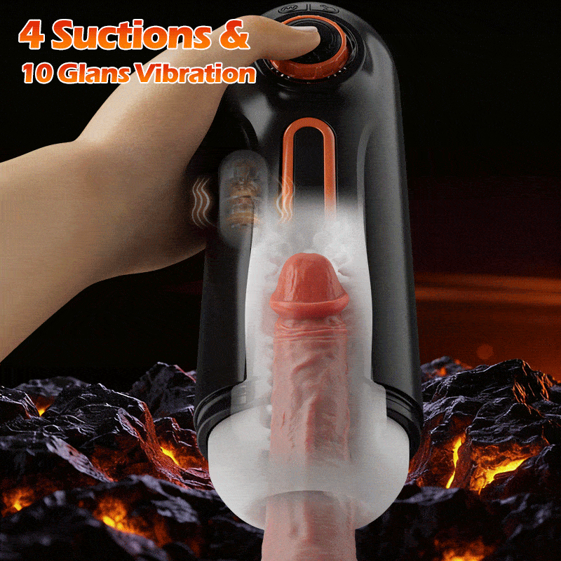 Alien - 6 IN 1 10 Vibrating & Thrusting with 4 Sucking Automatic Knob Adjusting Male Masturbator Masturbation Cup