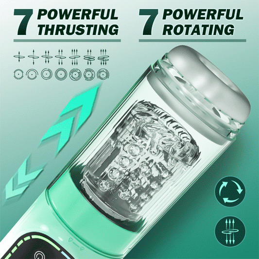 Heaven - 5 in 1 Function Automatic Male Stroker & Suction Penis Pump Masturbation Cup