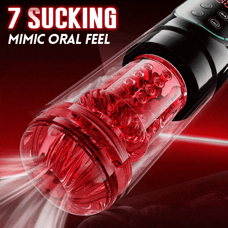 Cinder - Thrusting Rotating Sucking Vibrating Licking Blowjob Male Stroker Masturbation Cup