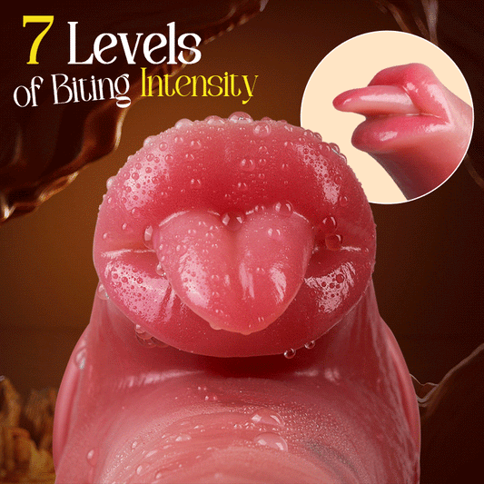 LickMax - UPGRADED 10.43 In Longer Licking Heating Thrusting Swinging Lifelike Dildo Dildos