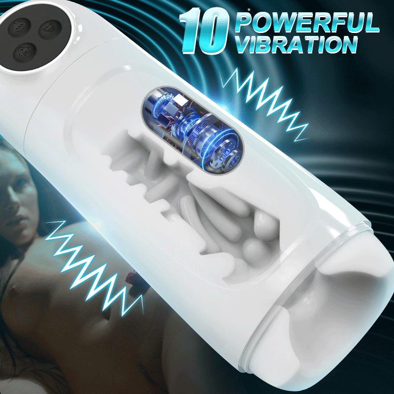 【Milk Me Dry】Skyline - 10 Suction Vibrations One-button Activation APP-controlled Multi-point Massage Male Masturbator Masturbation Cup