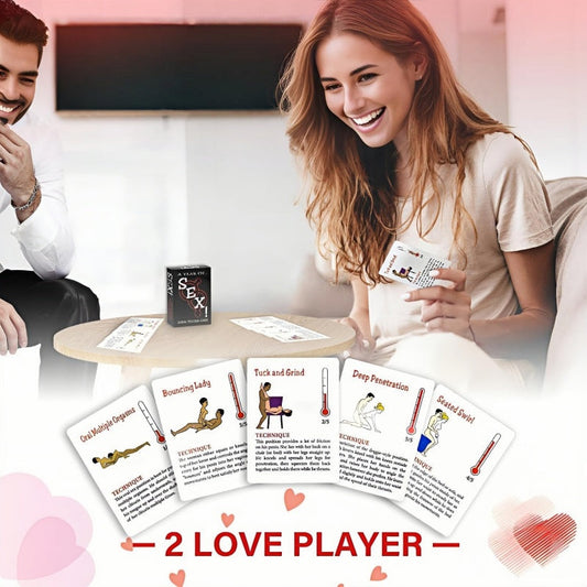 Acmejoy- Sex Game Position Cards Bedroom Battle Cards Date-Night Fun Couple Poker Games Improve Relationship Lube & Essential