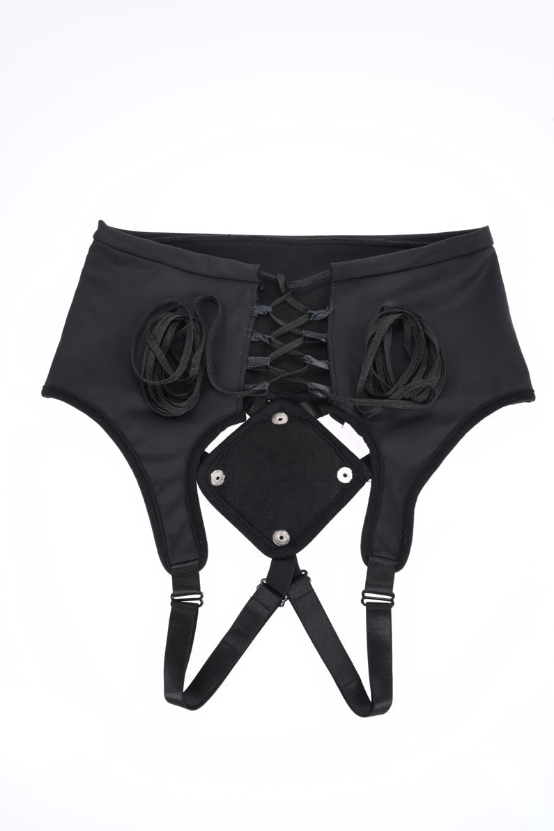 Sportsheets High Waisted Corset Strap-On – Supportive Comfortable Harness