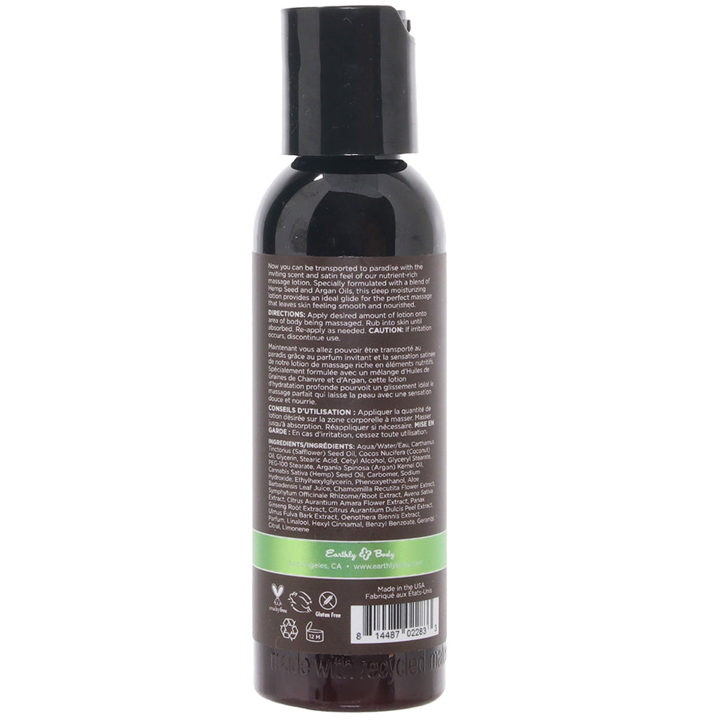 Hemp Seed Massage Lotion 2oz/60ml in Naked in the Woods Sensual Love > Massage