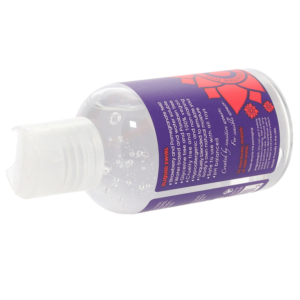 Swirl Flavored Lube 4.2oz/125ml in Strawberry Pomegranate Lubes and Lotions > Flavored Sex Lubes