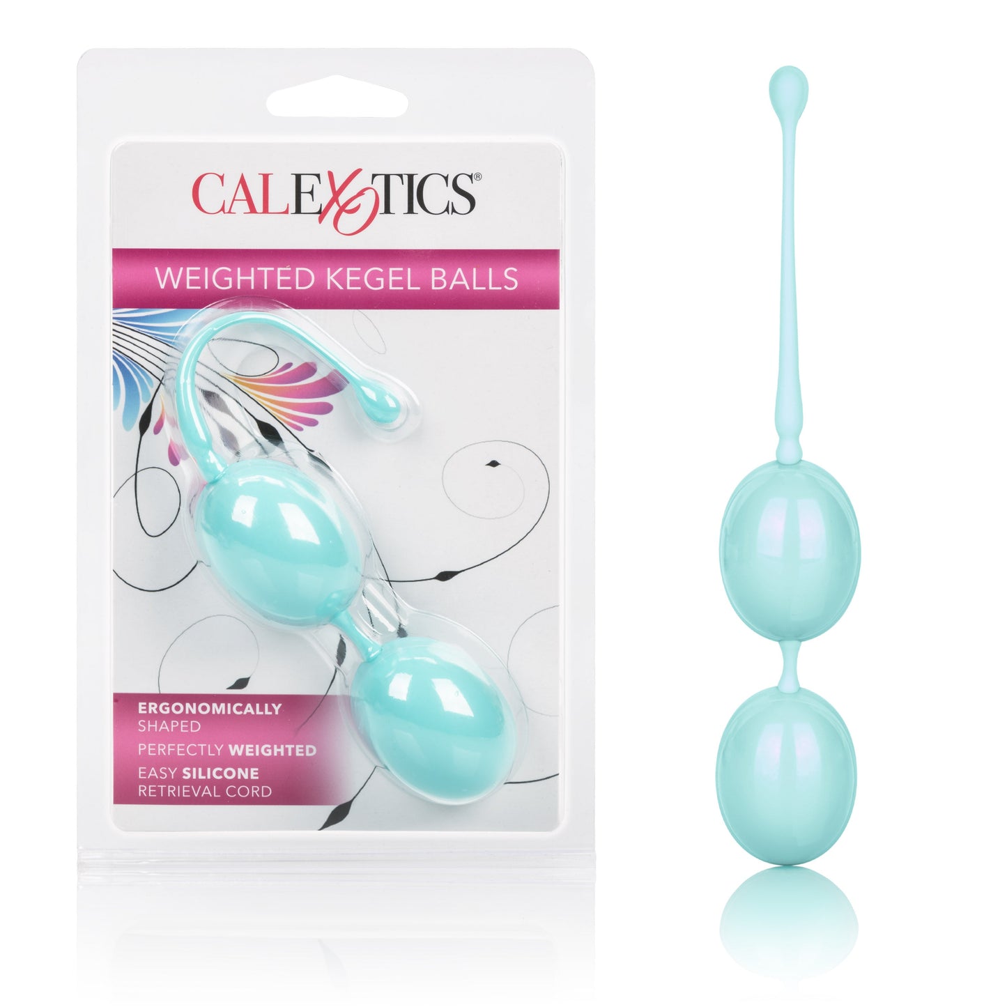 Weighted Kegel Balls for Pelvic Strengthening and Intimacy Teal
