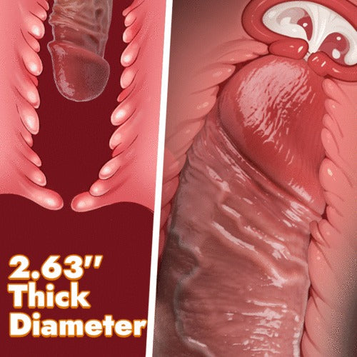 Kratos - 2.36 Diameter Thrusting Huge Realistic Dildos Dildos