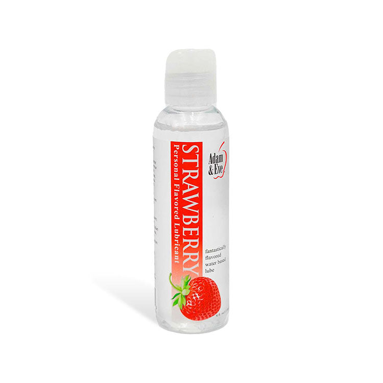 Adam & Eve Strawberry Flavored – Water-Based Lubricant 118 ml Bottle