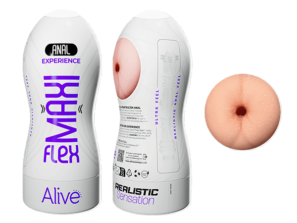 Alive Anal Maxi Flesh Large – Realistic Flesh Masturbator