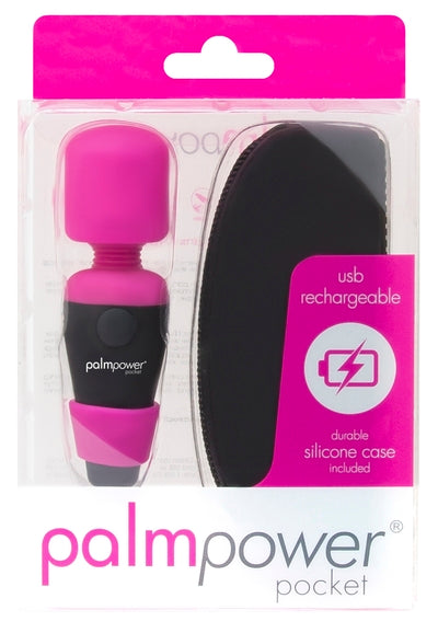 PalmPower Pocket Rechargeable – Travel-Sized Wand Vibrator
