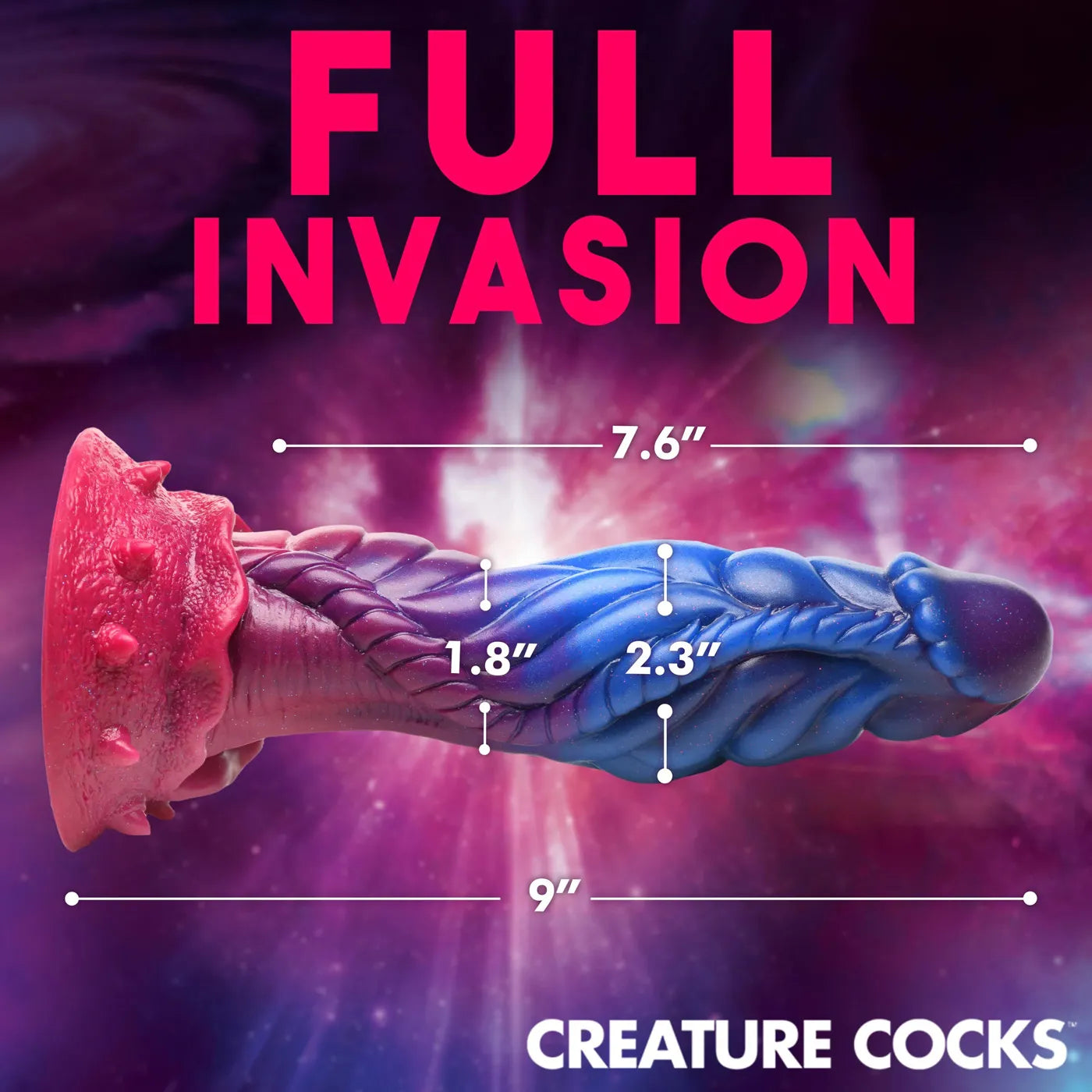 Intruder Alien – 7.6 Inch Silicone Dildo