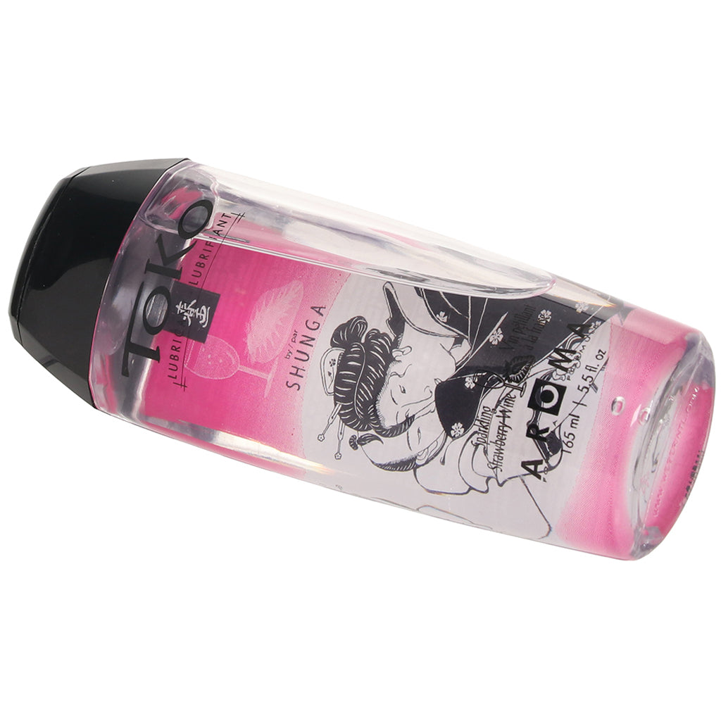 Toko Aroma Flavored Lube 5.5oz/163ml in Strawberry Wine Lubes and Lotions > Flavored Sex Lubes
