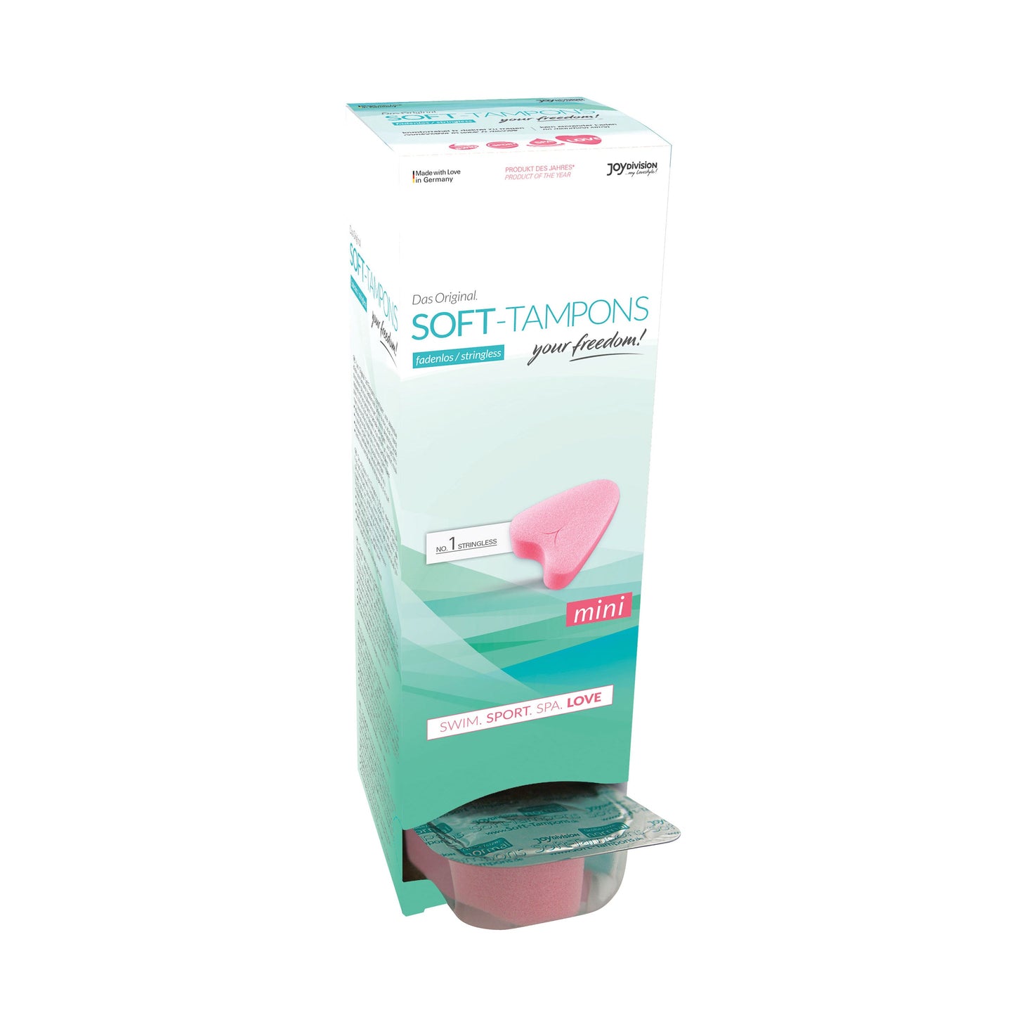 Soft Tampons Mini 10 Pieces – Hygienic Stringless Tampons