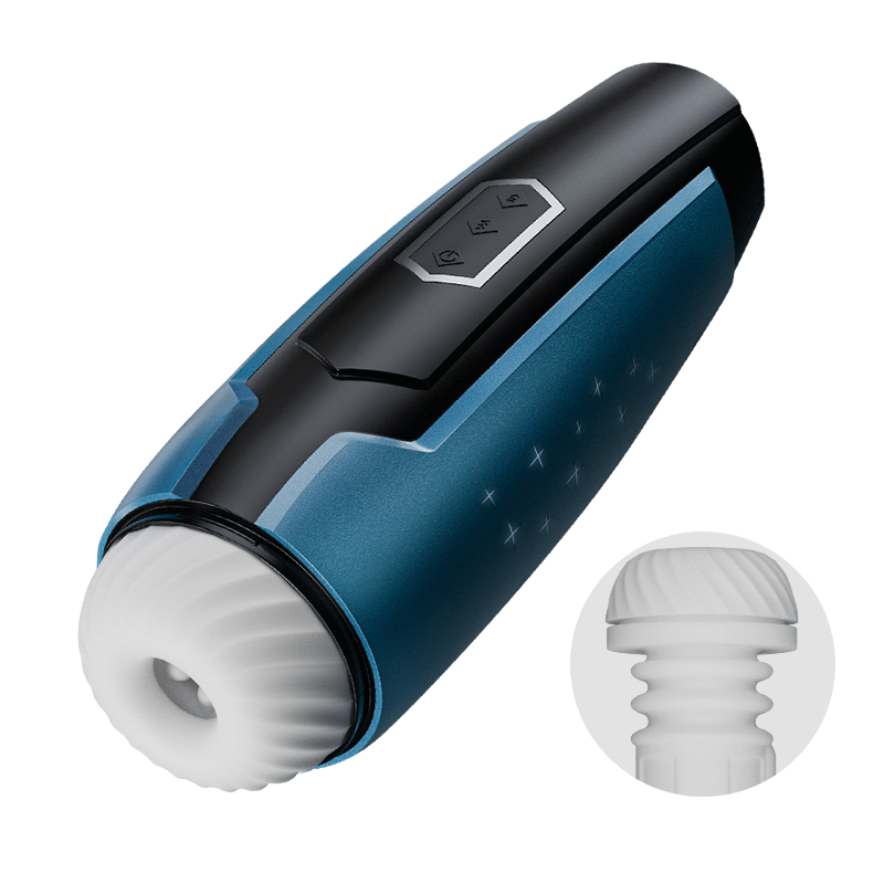 Starlight - Thrusting Vibrating Male Stroker Blue Masturbation Cup
