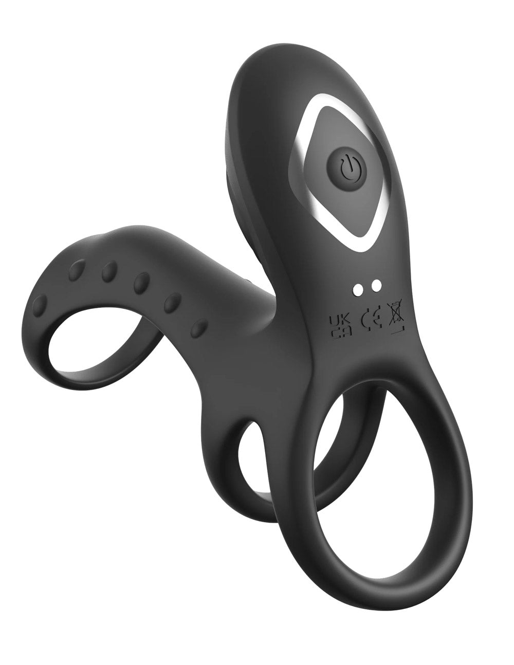 Fantasy C-Ringz Ultimate Couples Cage Pro (Black) – Dual-Motor Cock Ring