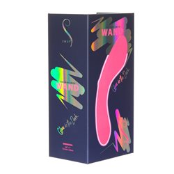 The Mini Swan Wand Glow Pink 12cm Waterproof Massager