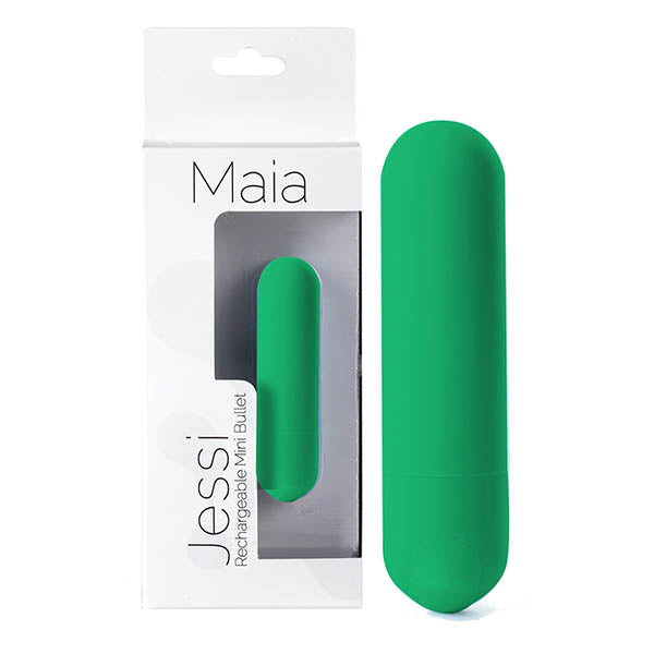 Maia Jessi (Emerald) – USB Rechargeable Bullet Vibrator 7.6 cm