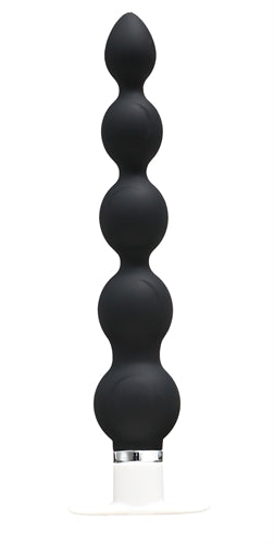 Quaker Anal Vibe (Black) – Silicone Anal Vibrator