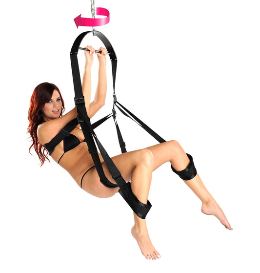 360 Degree Spinning Sex Swing with Padded Support and Comfort > Sex Toys > Swings & Slings