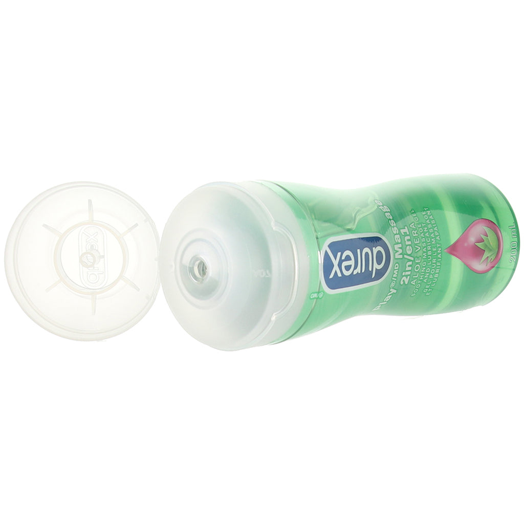 Play 2 in 1 Aloe Vera Massage Gel & Lubricant in 6.76oz/200 Lubes and Lotions > Water Based Sex Lubes