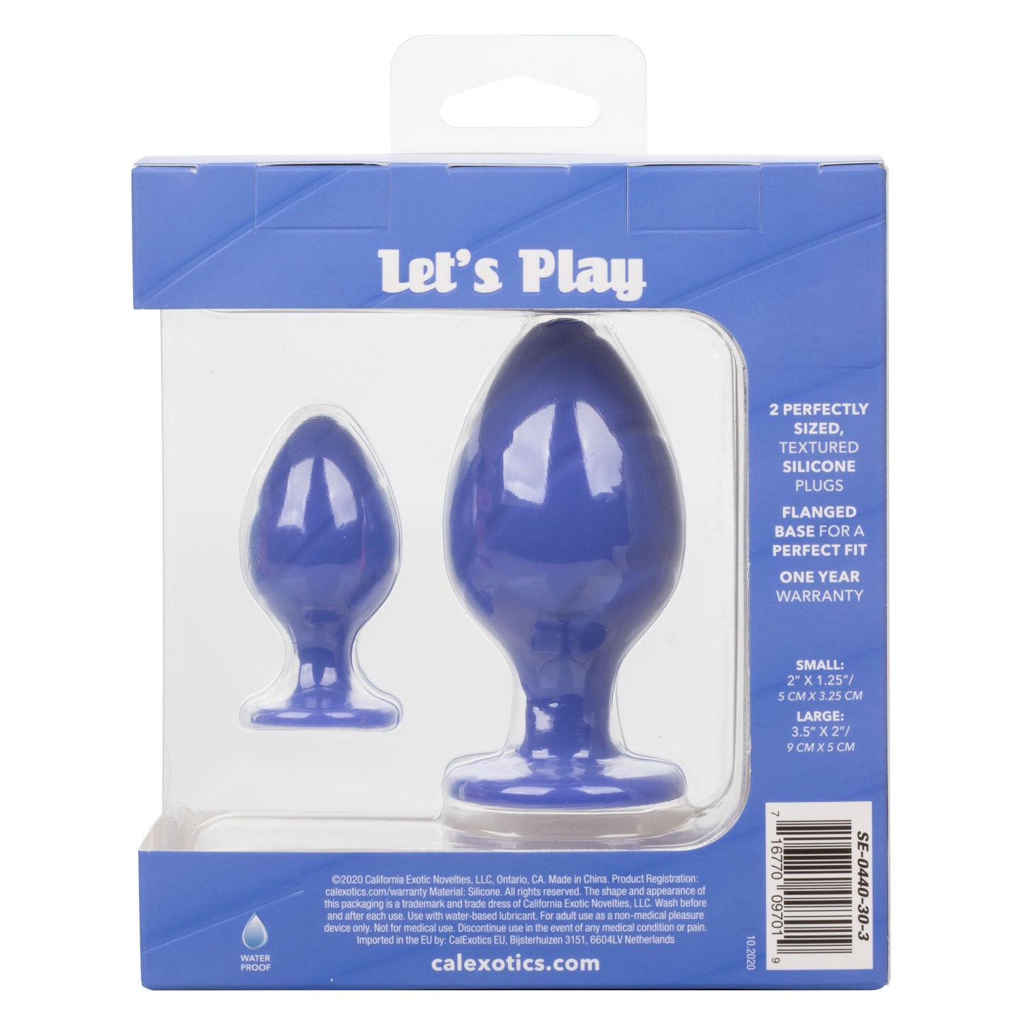 Cheeky Butt Plug Duo (Purple) – Playful Butt Plug Set