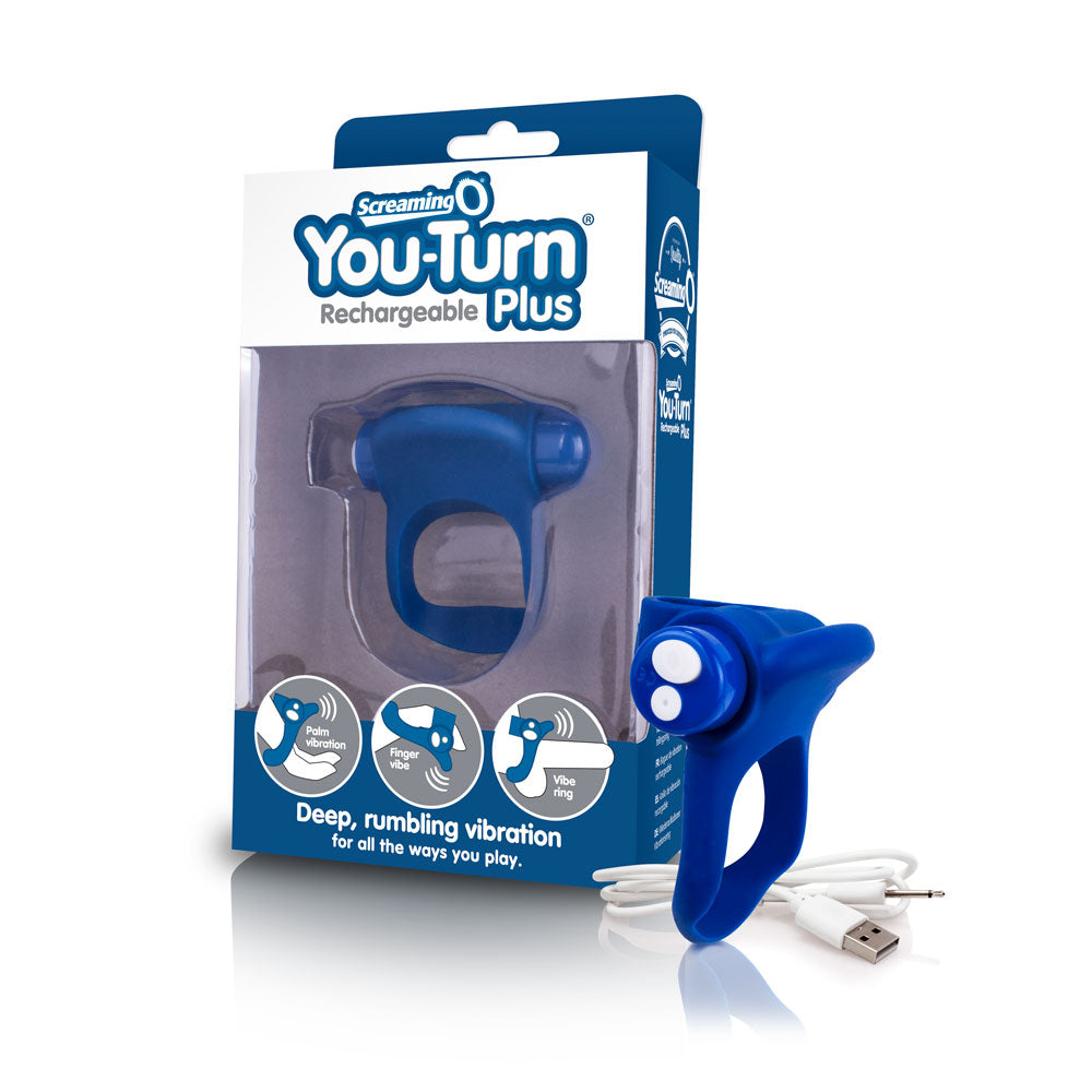 Charged You-Turn Plus – Rechargeable Vibrating Cock Ring