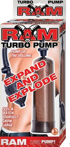 Ram Turbo Pump (Smoke) – 7 Inch Insertable Penis Pump
